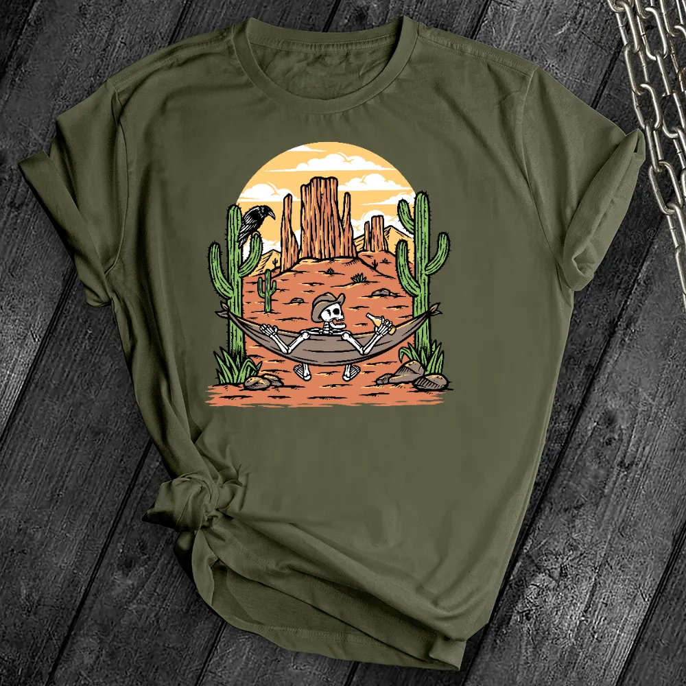 Skeleton Cowboy Desert Tee