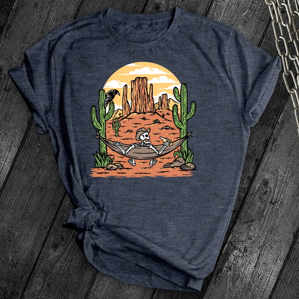 Skeleton Cowboy Desert Tee