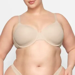 Skims Fits Everybody T Shirt Bra Underwired Lightly Lined Cream Sand NWT 36DD