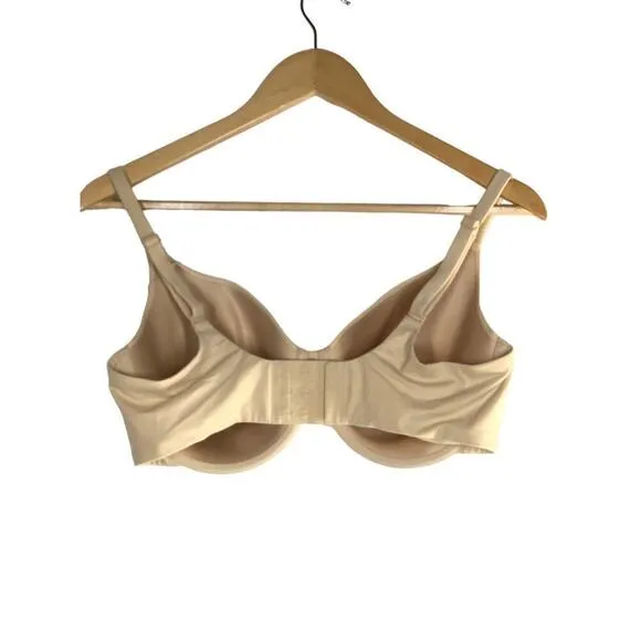 Skims Fits Everybody T Shirt Bra Underwired Lightly Lined Cream Sand NWT 36DD