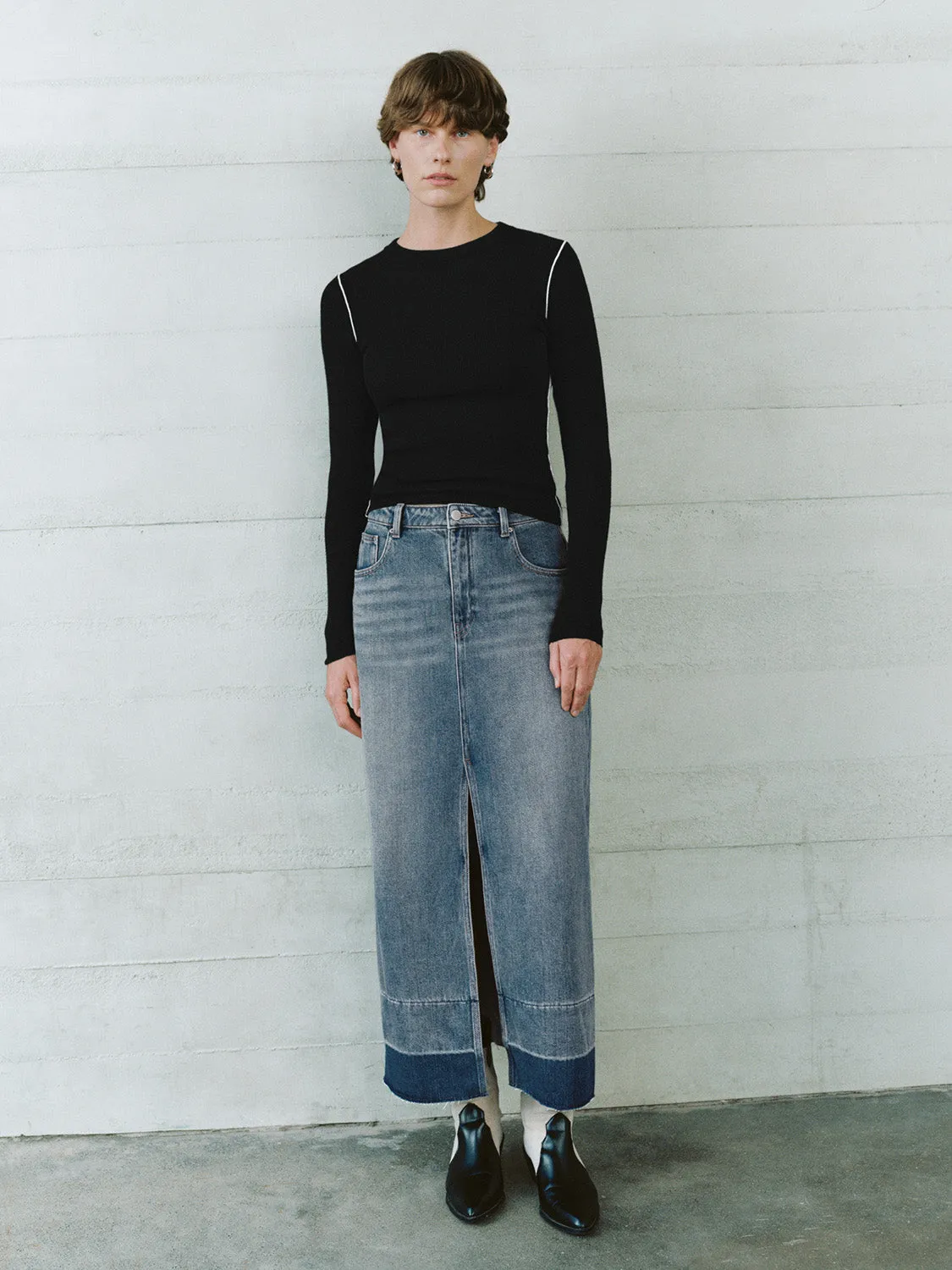 Skinny Knitted T-Shirts