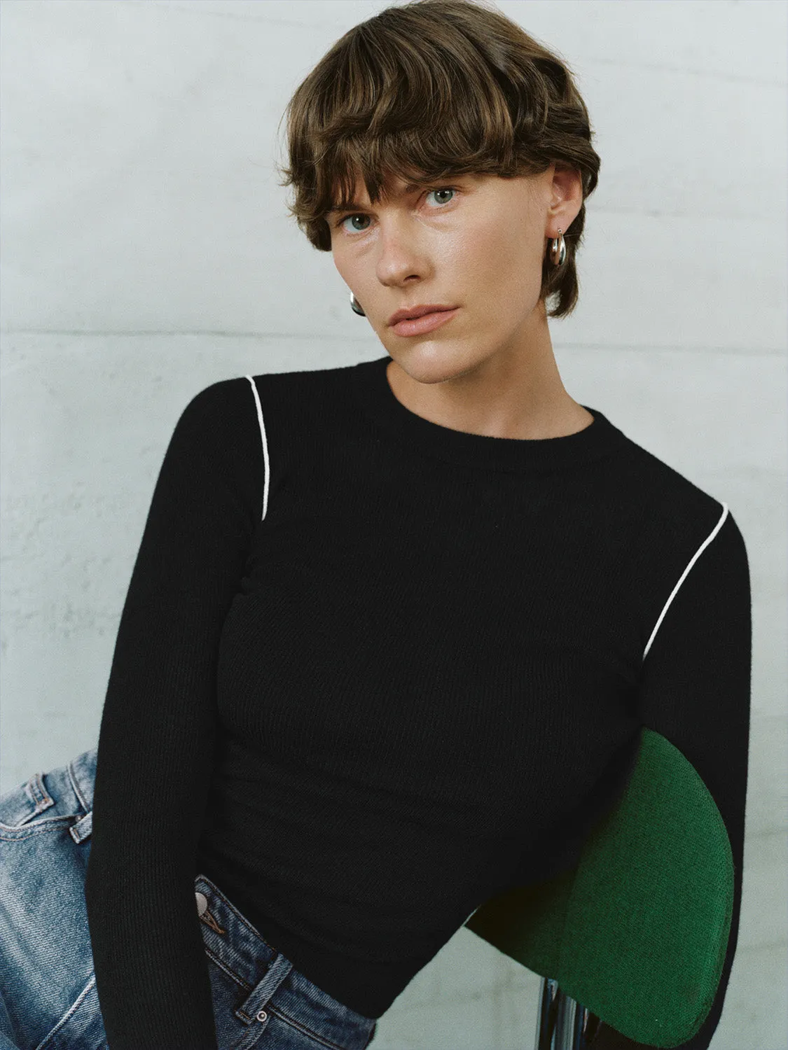Skinny Knitted T-Shirts