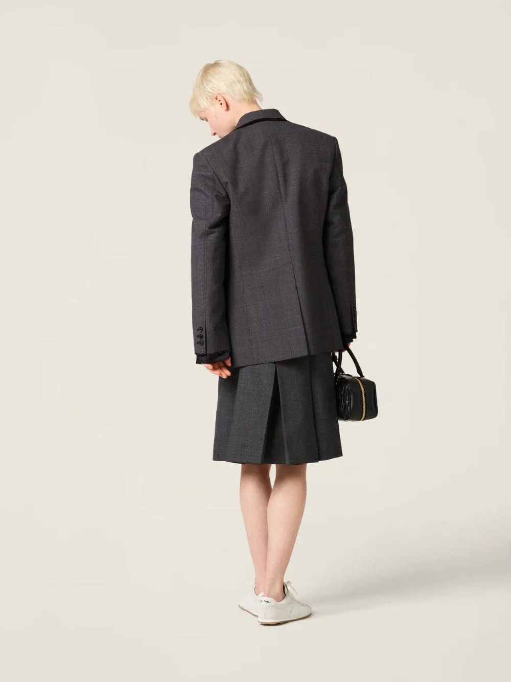 Slate Grey Prince of Wales Checked Jacket