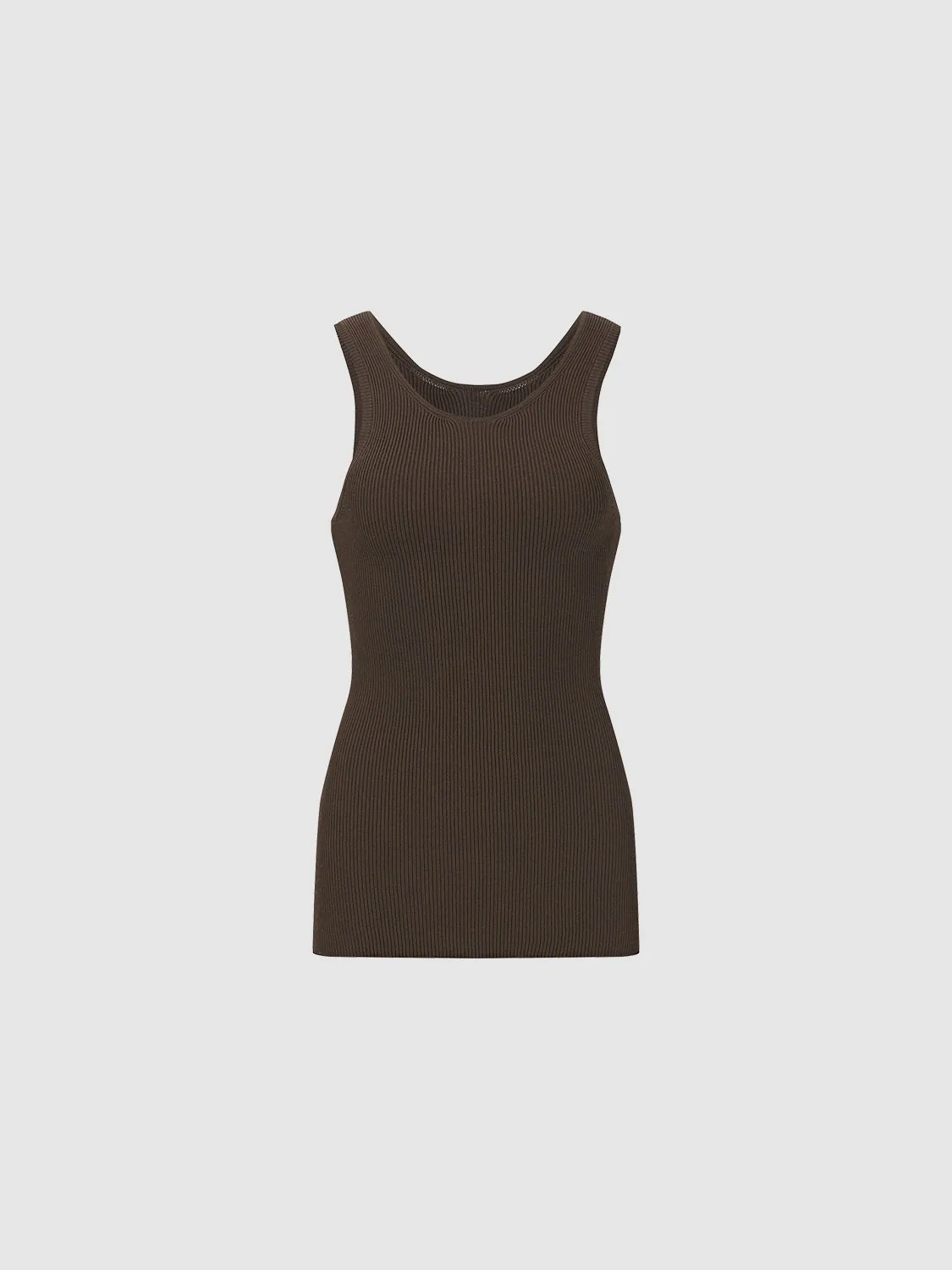Sleeveless Knitted T-Shirts