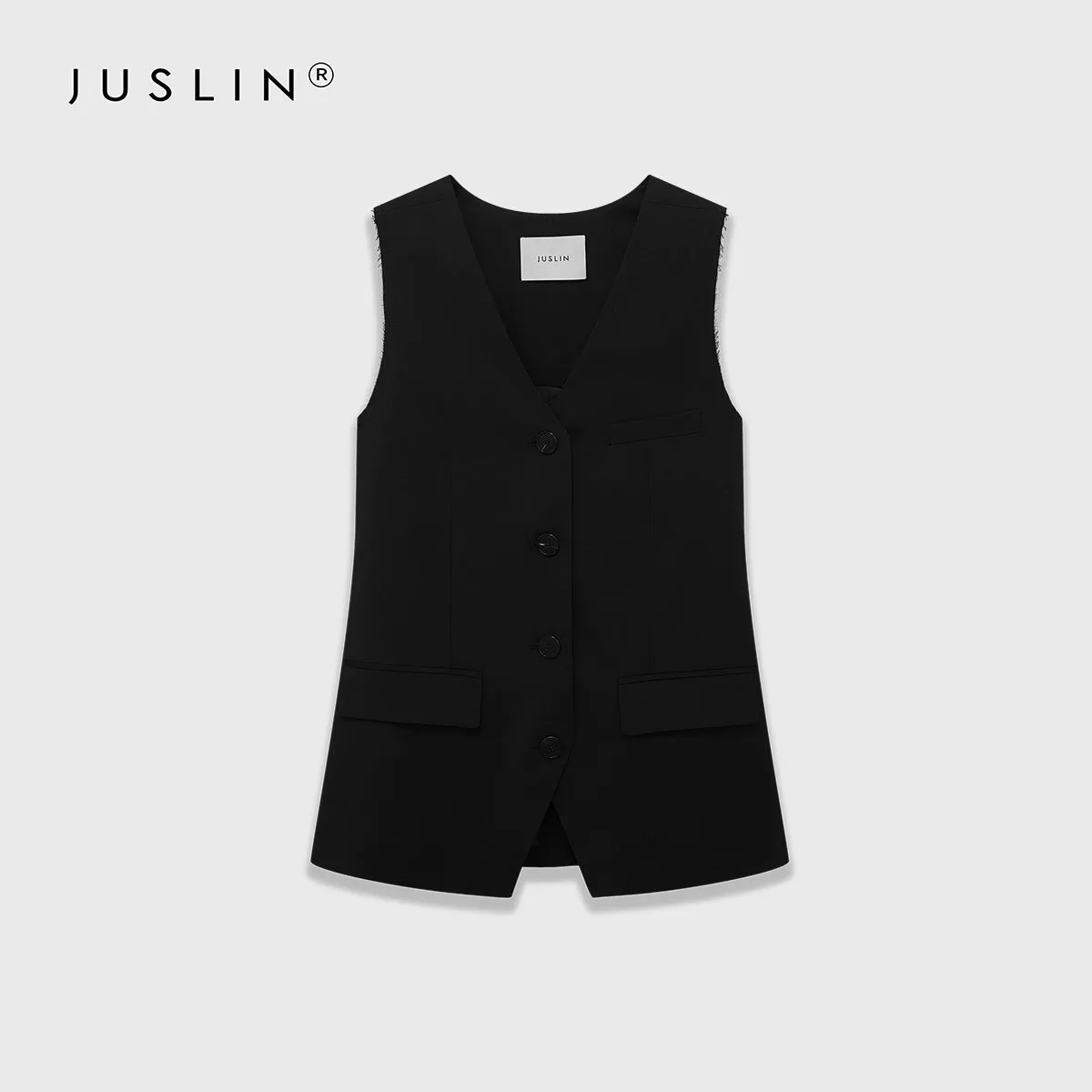 Sleeveless Vest and Pleated Wide-Leg Trousers Set