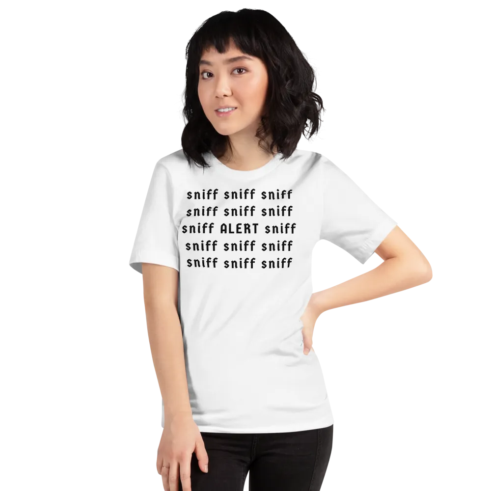 Sniff Sniff ALERT Nose Work & Scent Work T-Shirts - Light