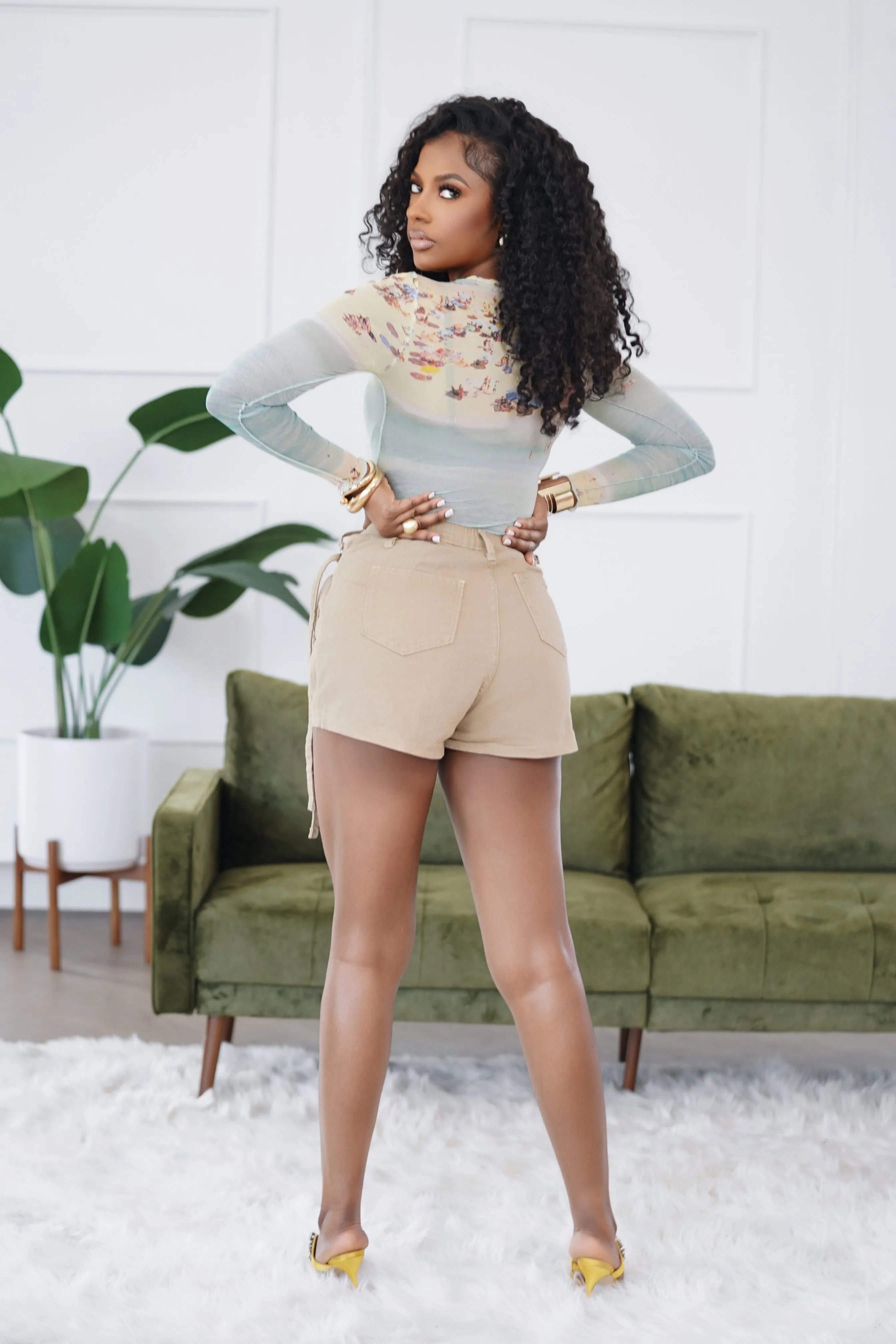 So Khaki Skort