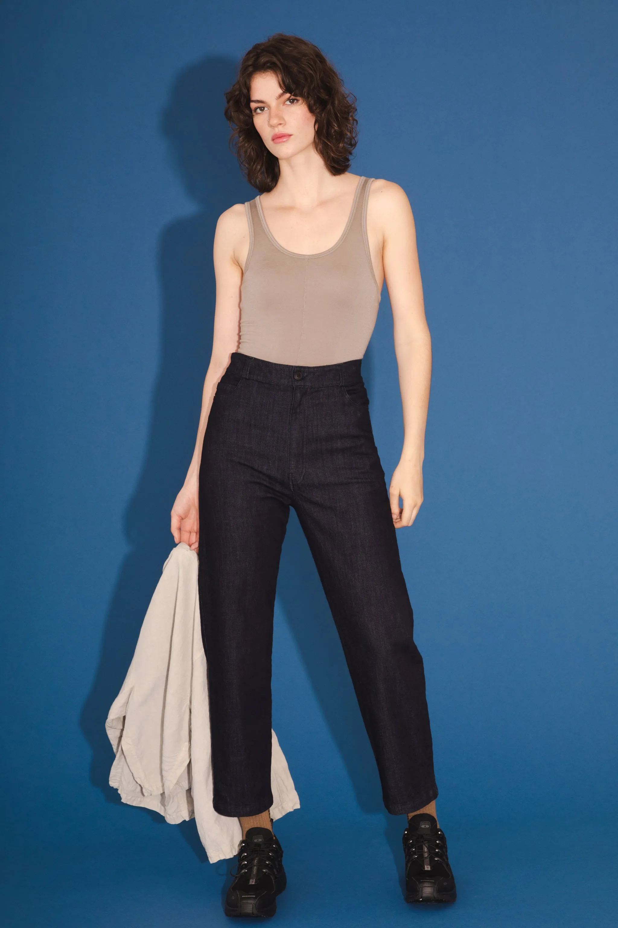 Soft Short Bodysuit in Lamb's Ear