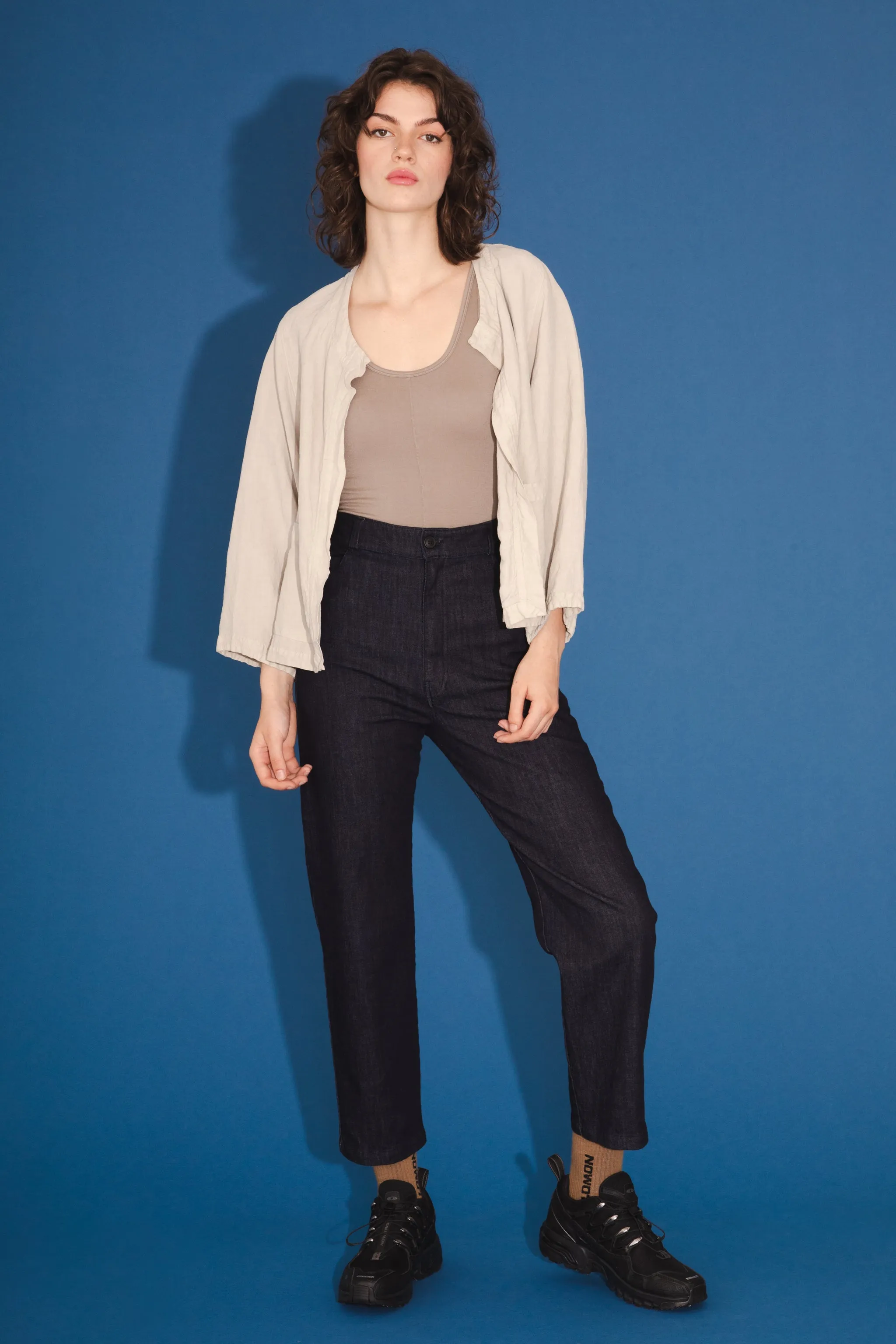 Soft Short Bodysuit in Lamb's Ear