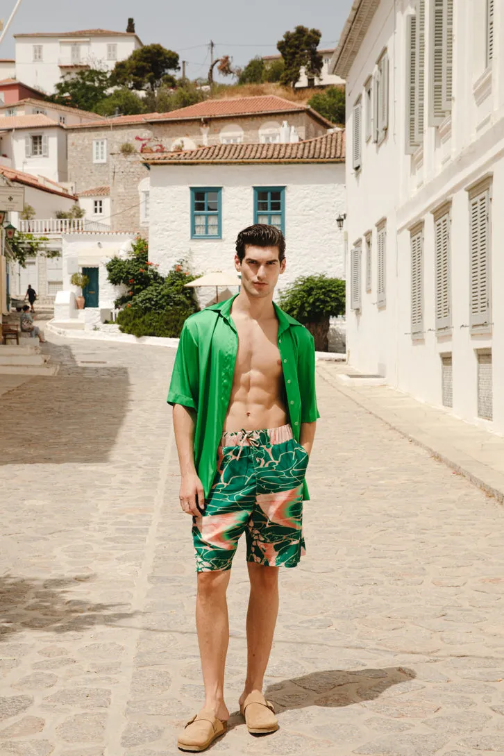Solace Shorts Printed Salmon