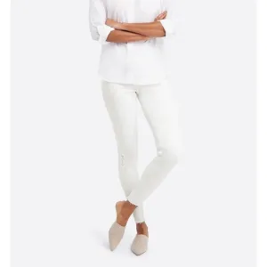 SPANX- Distressed Ankle Skinny Jeans White