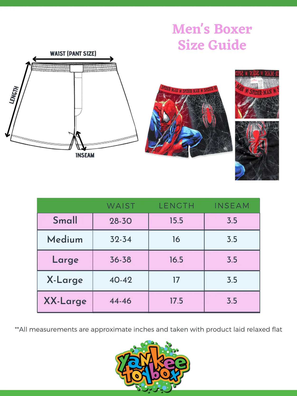 Spider-Man Web Comic Style Boxer Shorts