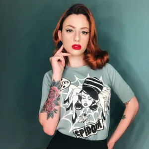 SPIDORA HALF SLEEVE SWEATER *JADE