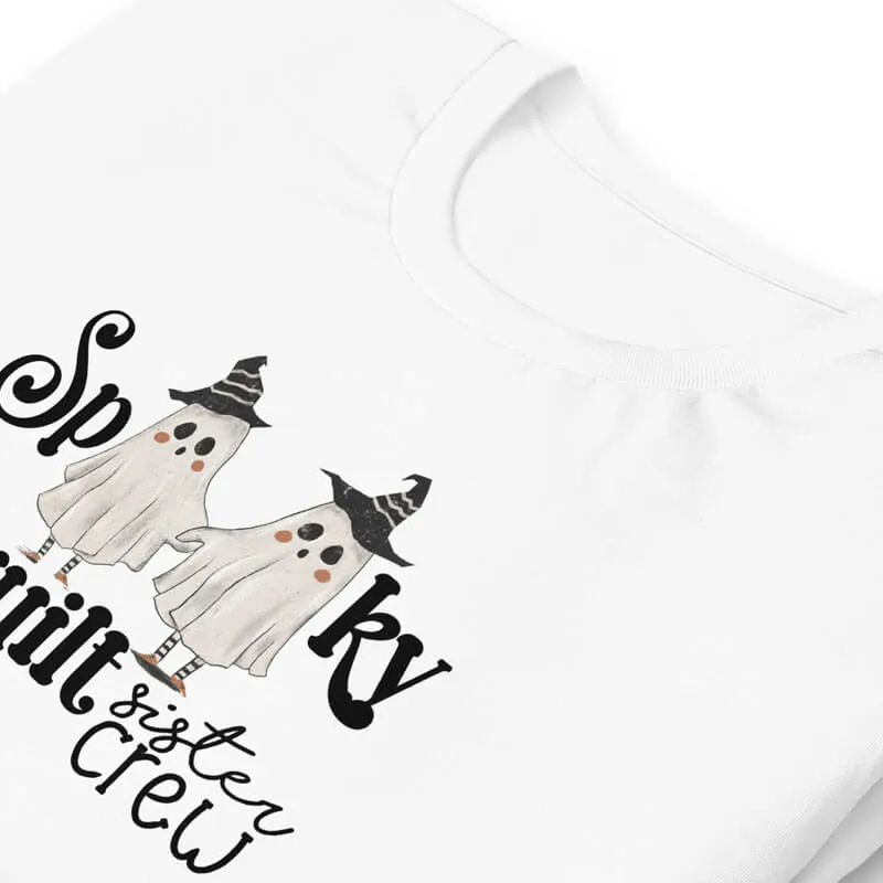 Spooky Quilt Sister Crew T-Shirt