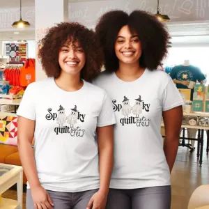 Spooky Quilt Sister Crew T-Shirt