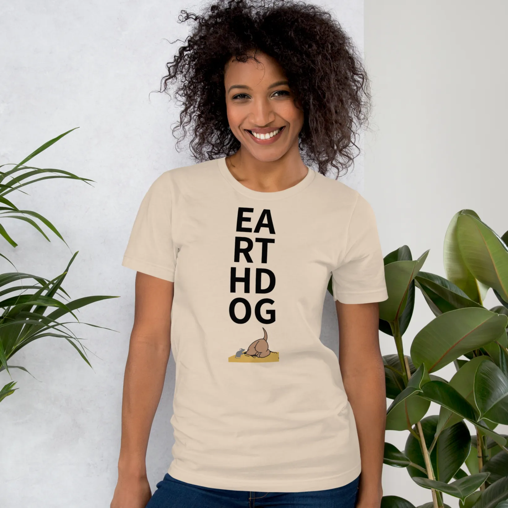 Stacked Earthdog T-Shirts - Light