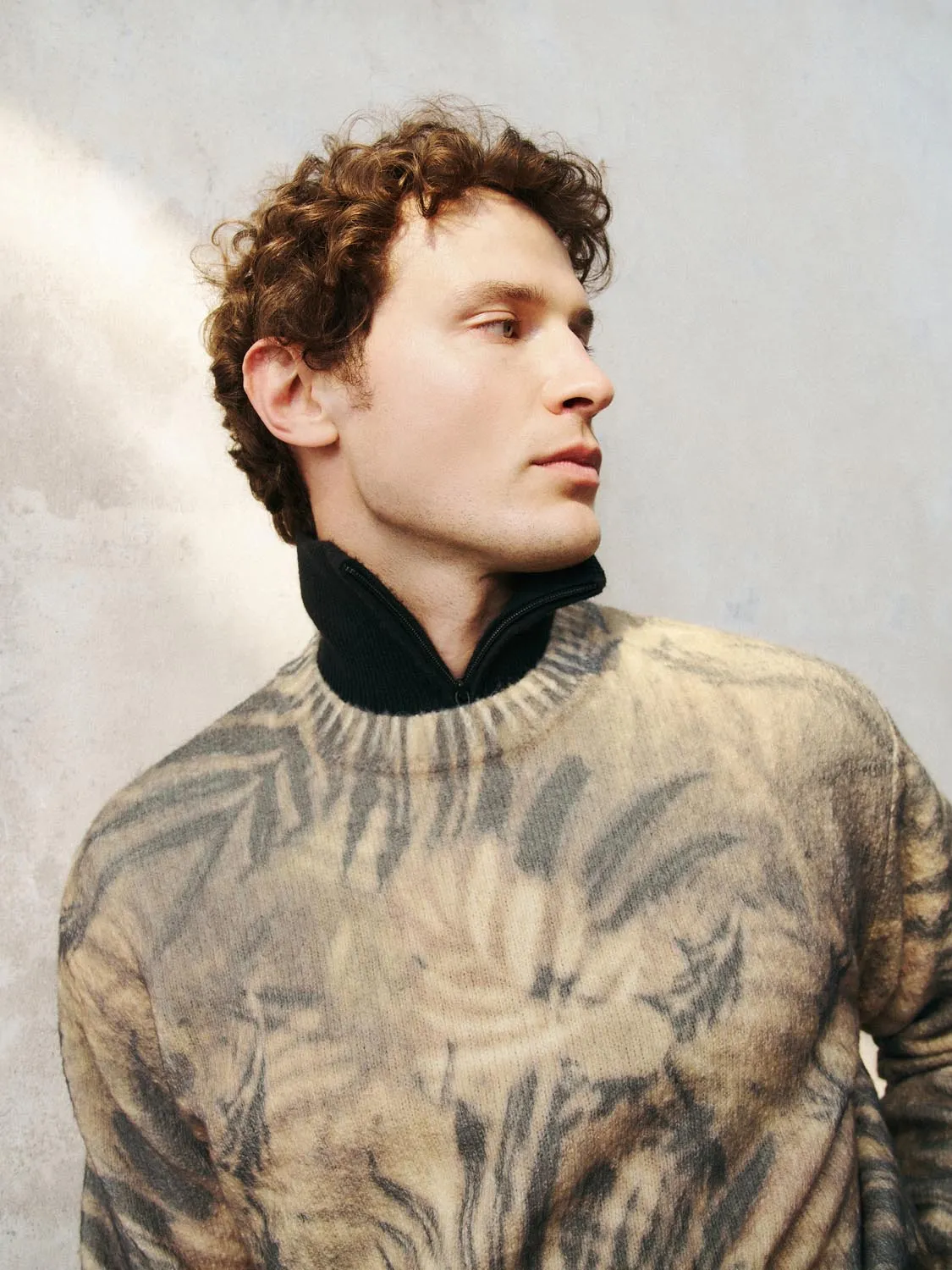 Stand Collar Knitted T-Shirts