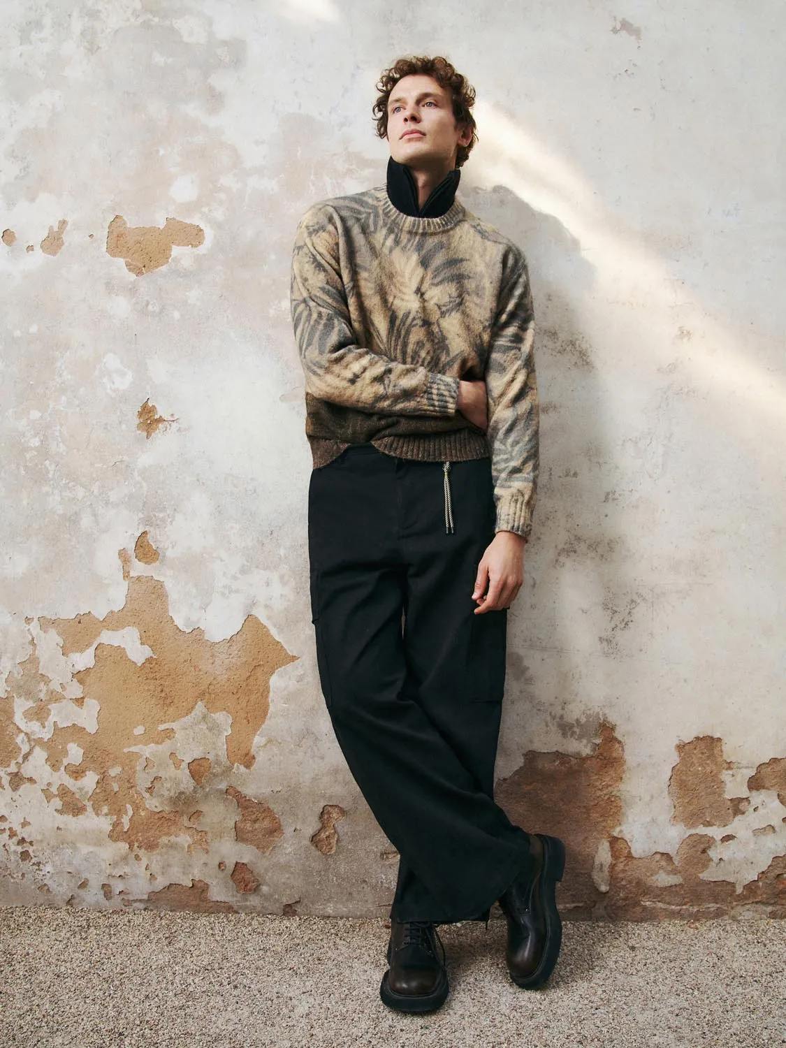 Stand Collar Knitted T-Shirts
