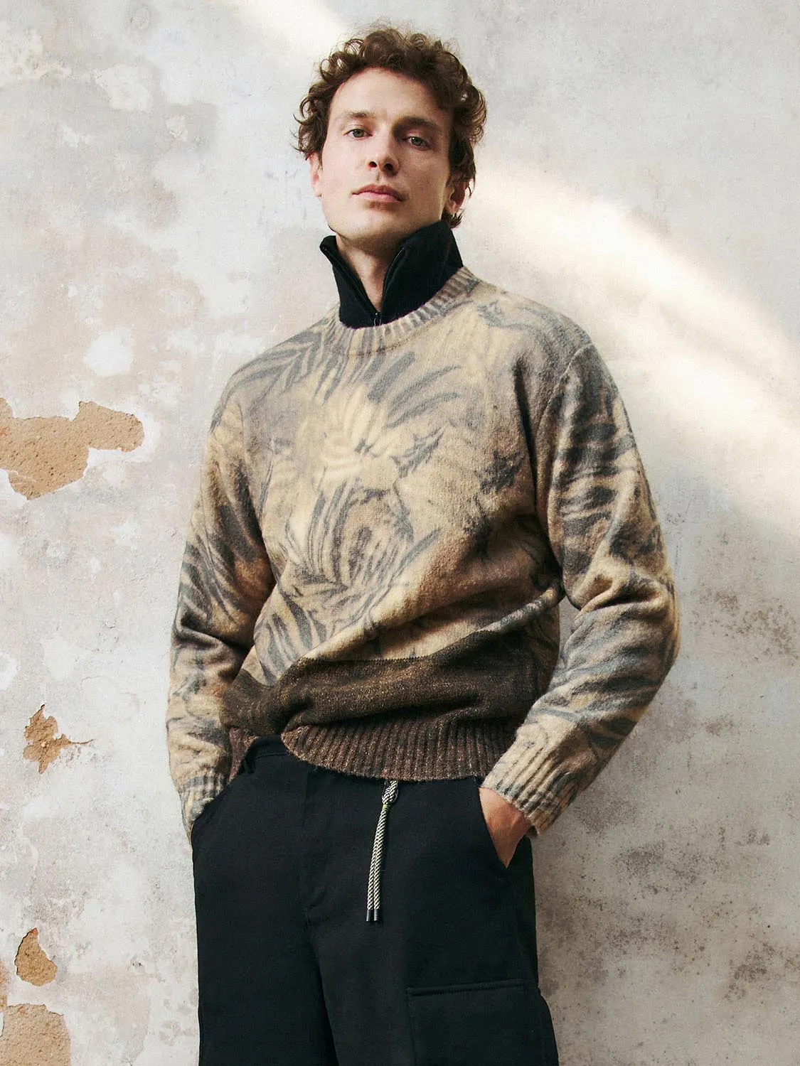 Stand Collar Knitted T-Shirts