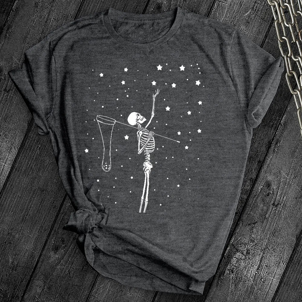 Stars and Skull Skeleton Tee