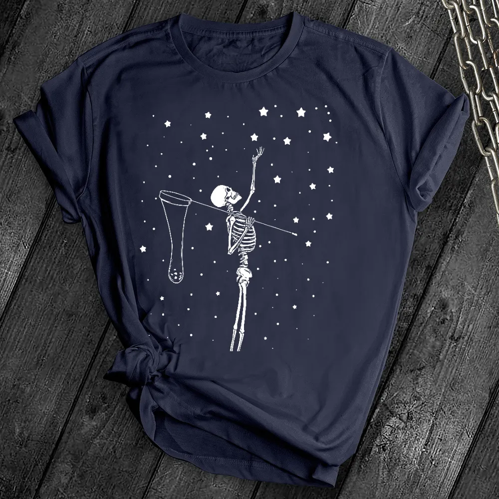 Stars and Skull Skeleton Tee