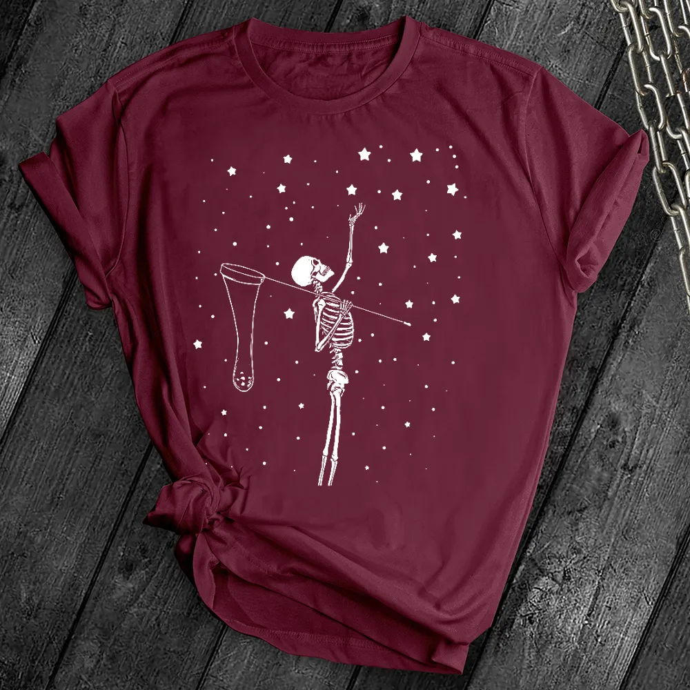 Stars and Skull Skeleton Tee