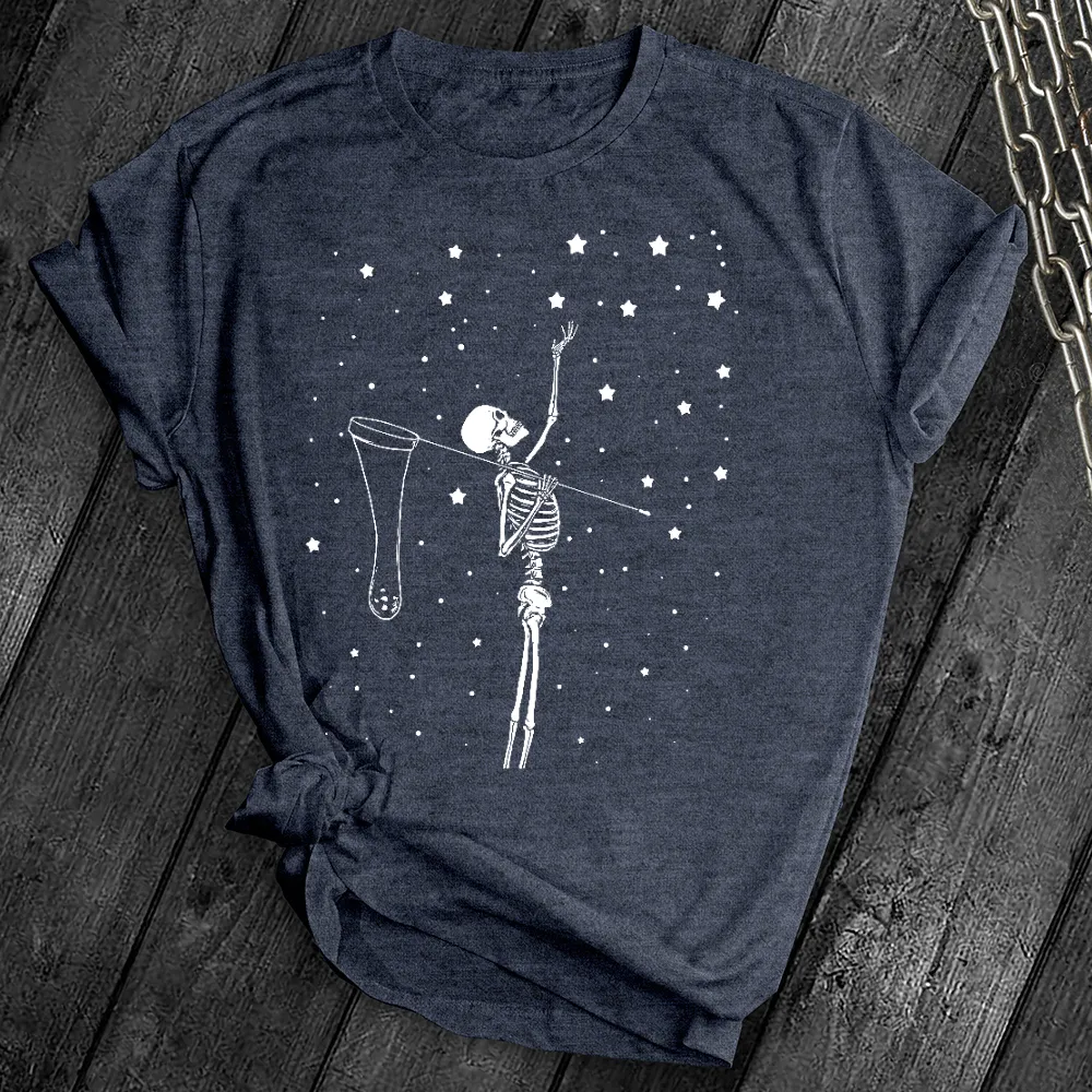 Stars and Skull Skeleton Tee
