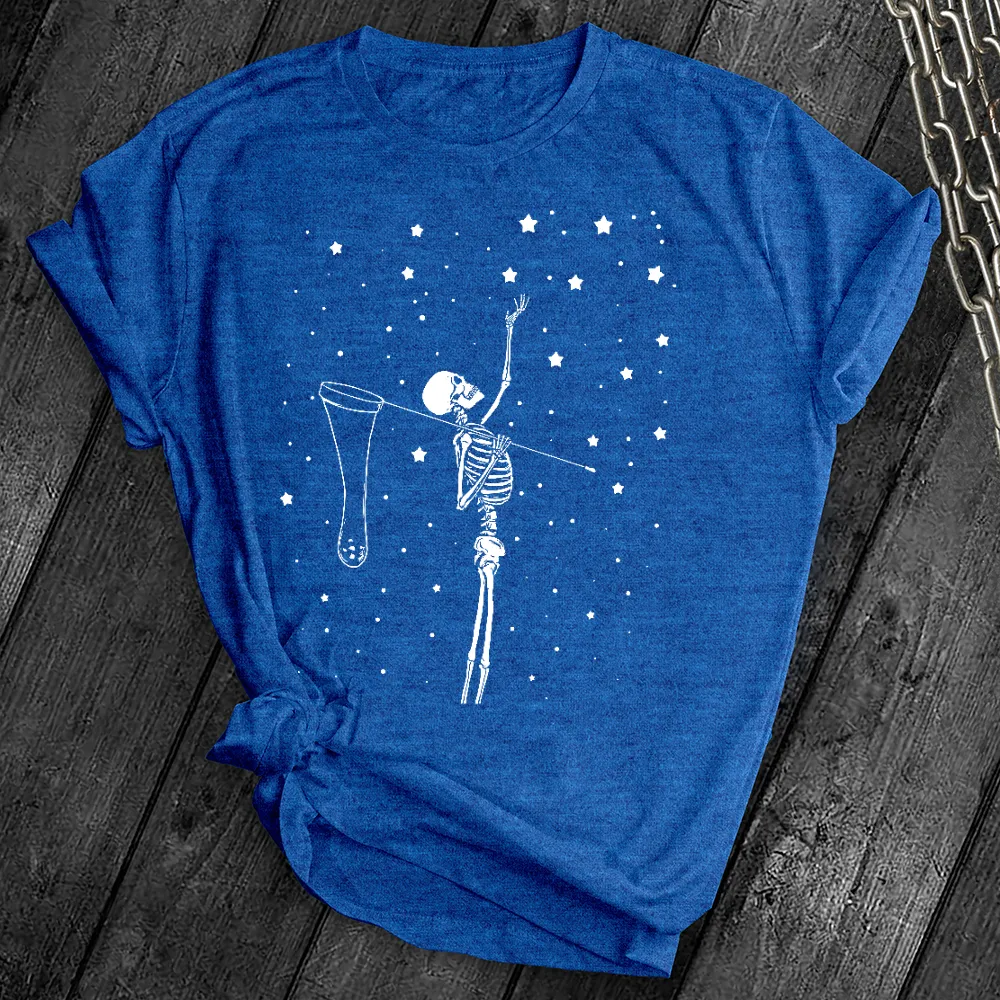 Stars and Skull Skeleton Tee