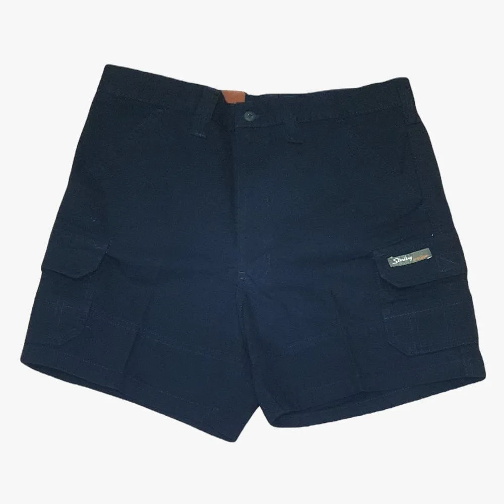 Sterling Mens Cargo Shorts 39 Navy