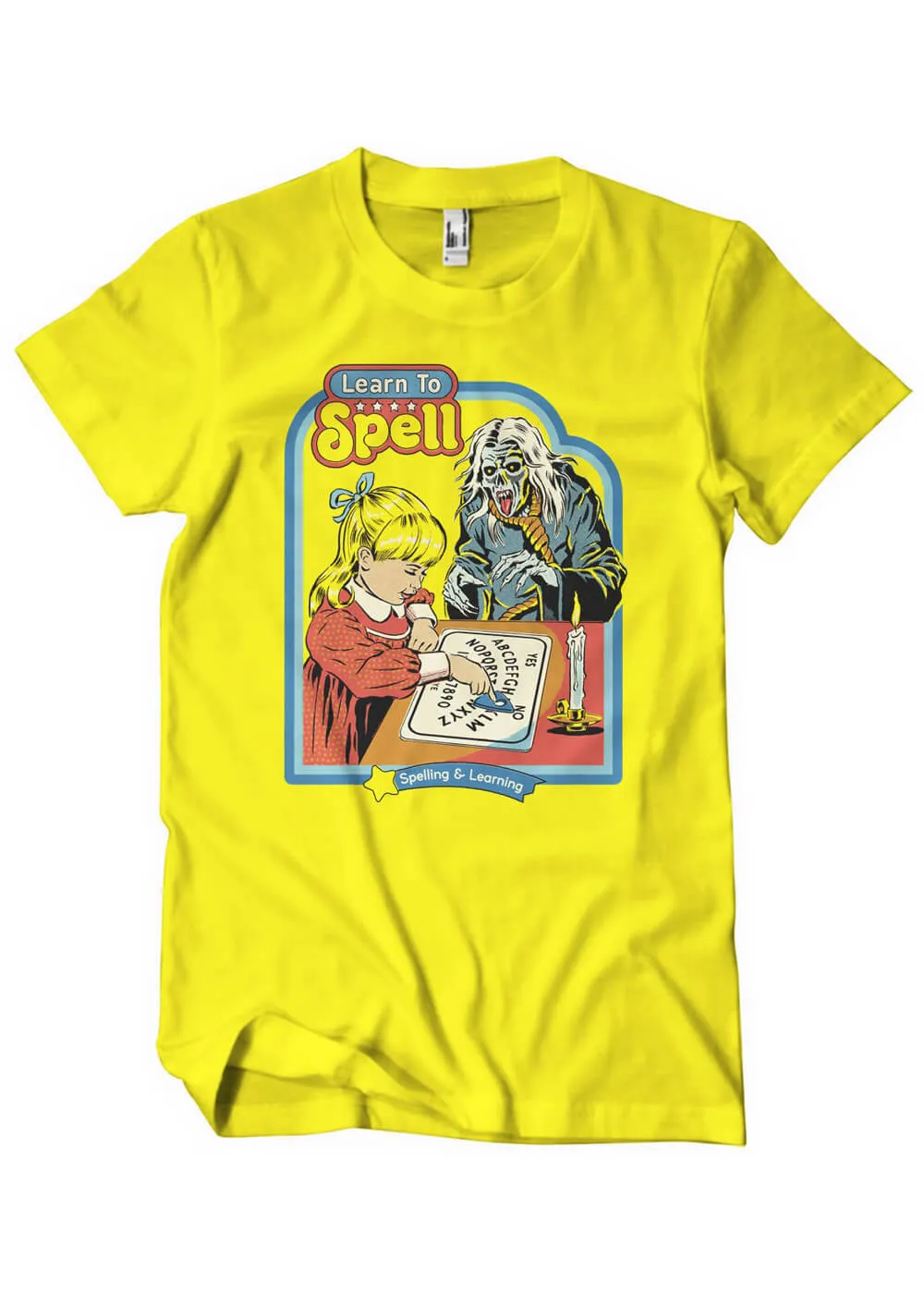 Steven Rhodes Learn To Spell T-Shirt Yellow