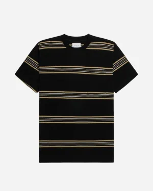 Stona Stripe Tee - Black