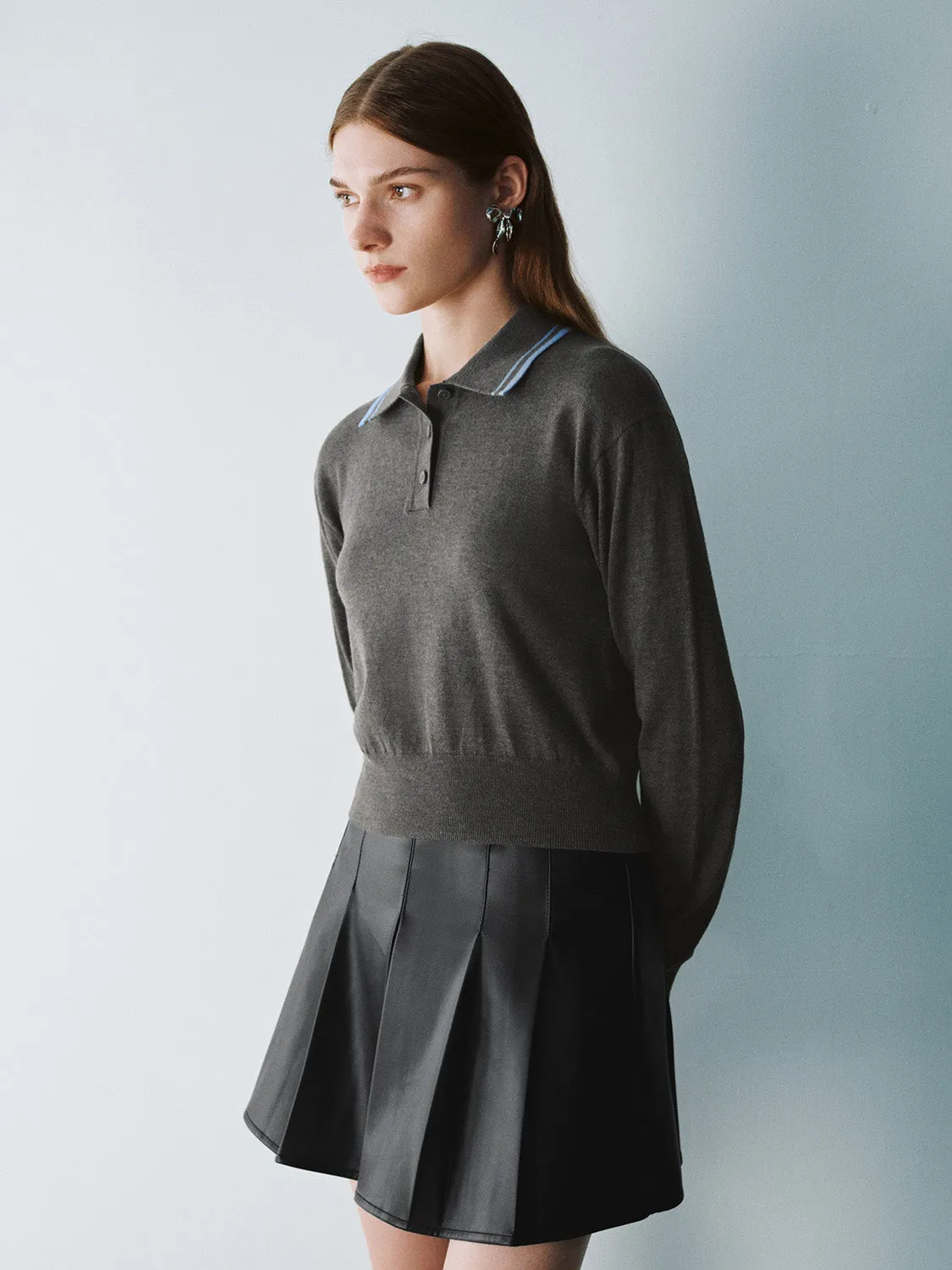 Straight Knitted T-Shirts