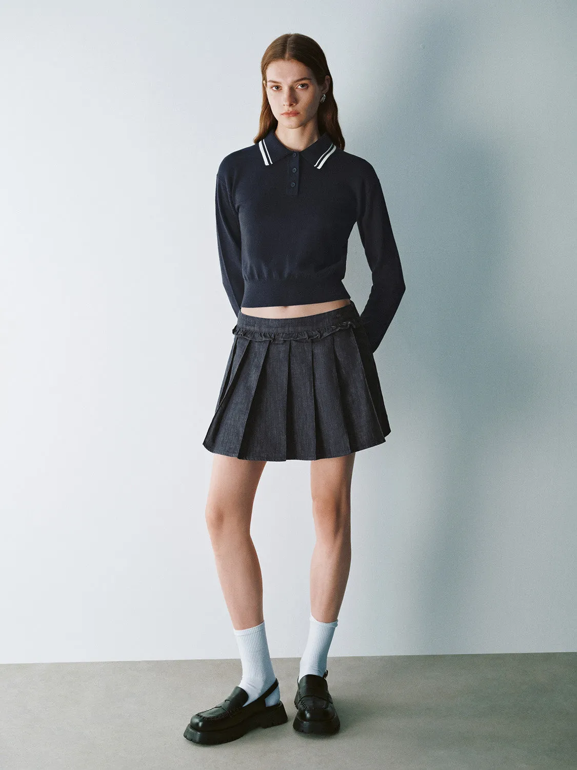 Straight Knitted T-Shirts
