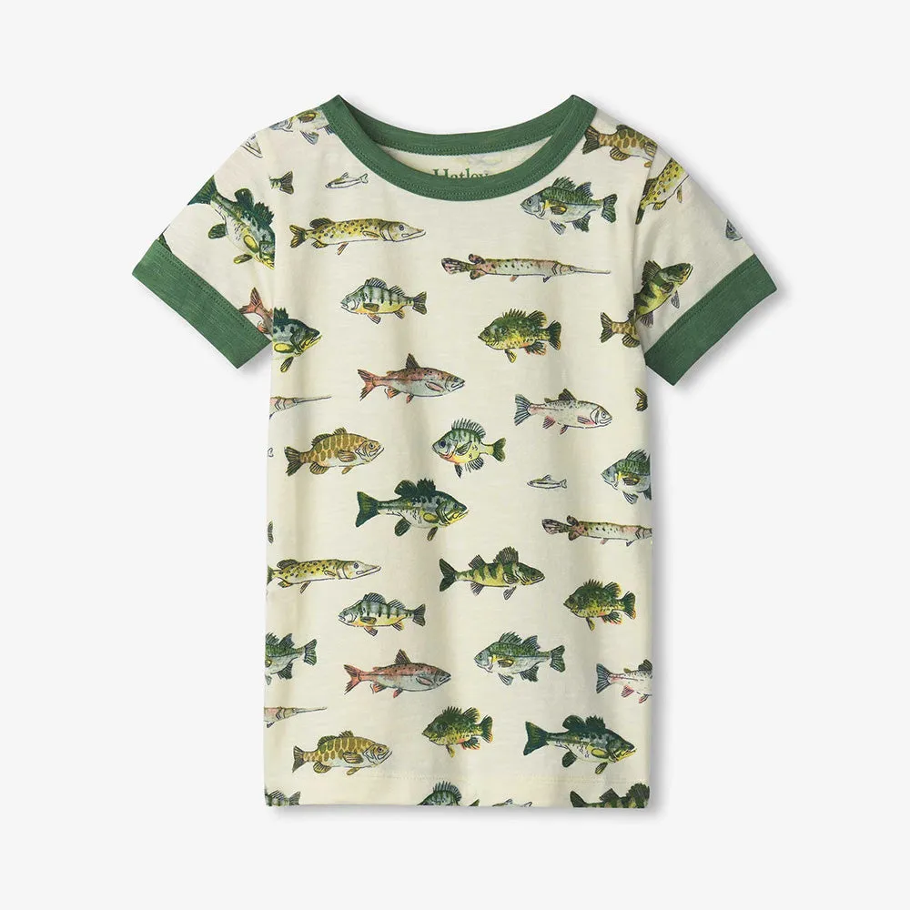 Stretch Cotton Short Pyjama Set | Real Fish