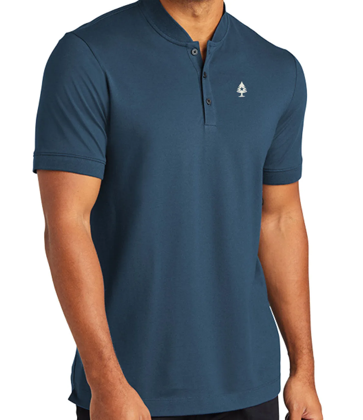 Stretch Pique Henley
