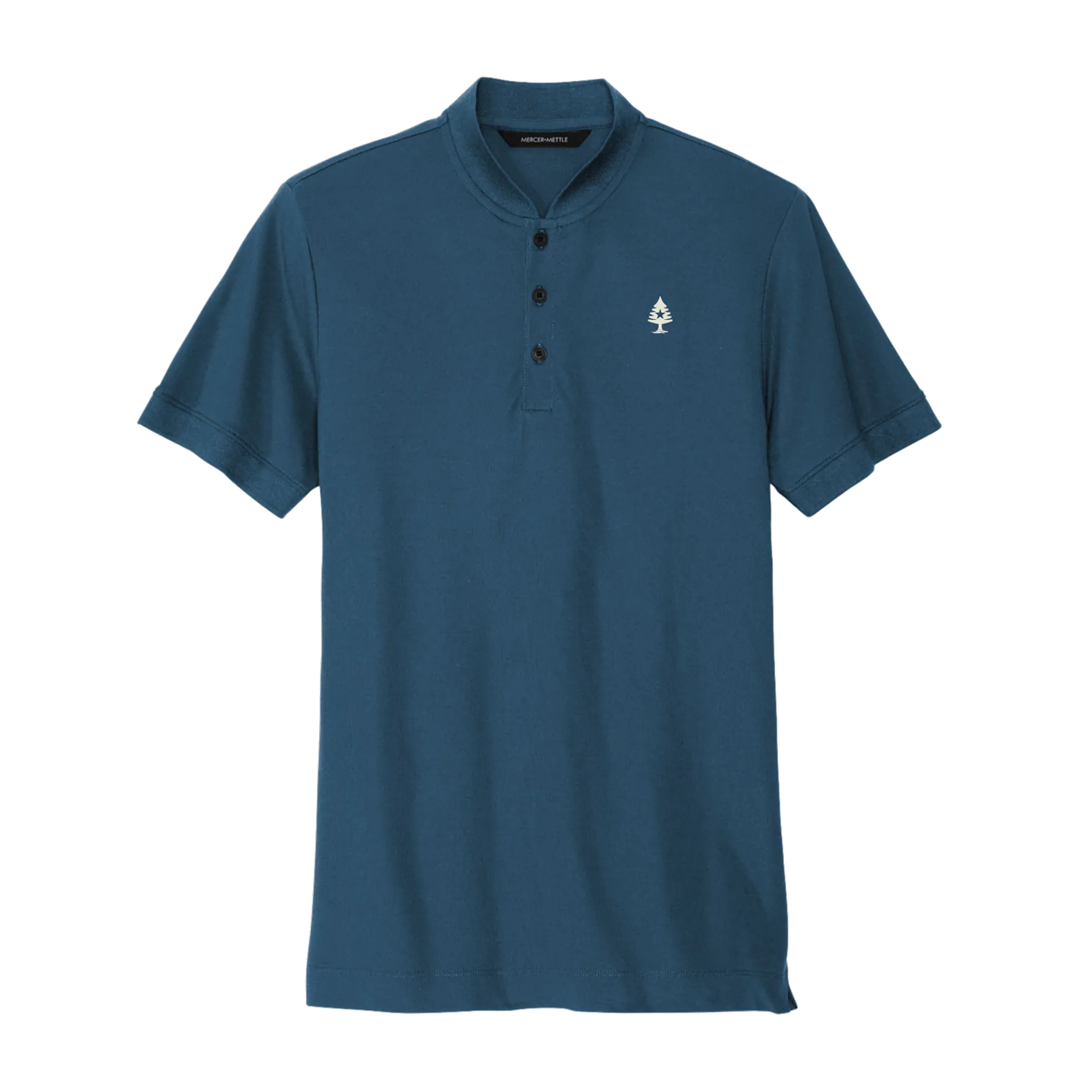 Stretch Pique Henley