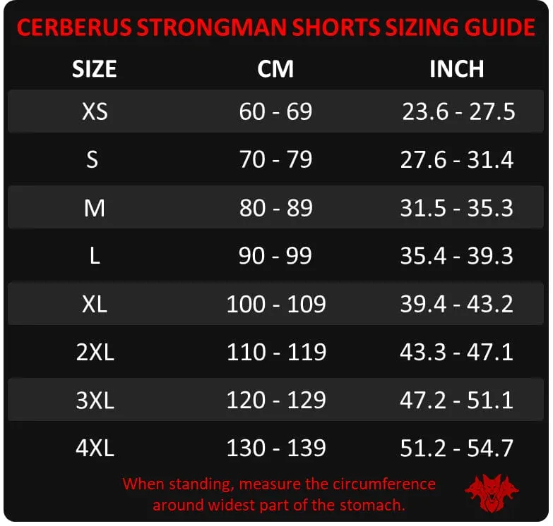Strongman Shorts V3 Black (2.5mm Neoprene)