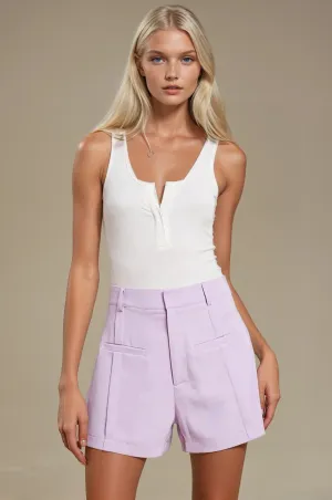 STRUCTURED DRESS SHORTS W2449PIA