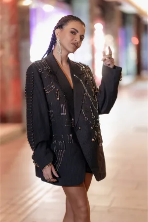 ST.STEEL PINS & CHAINS BLAZER