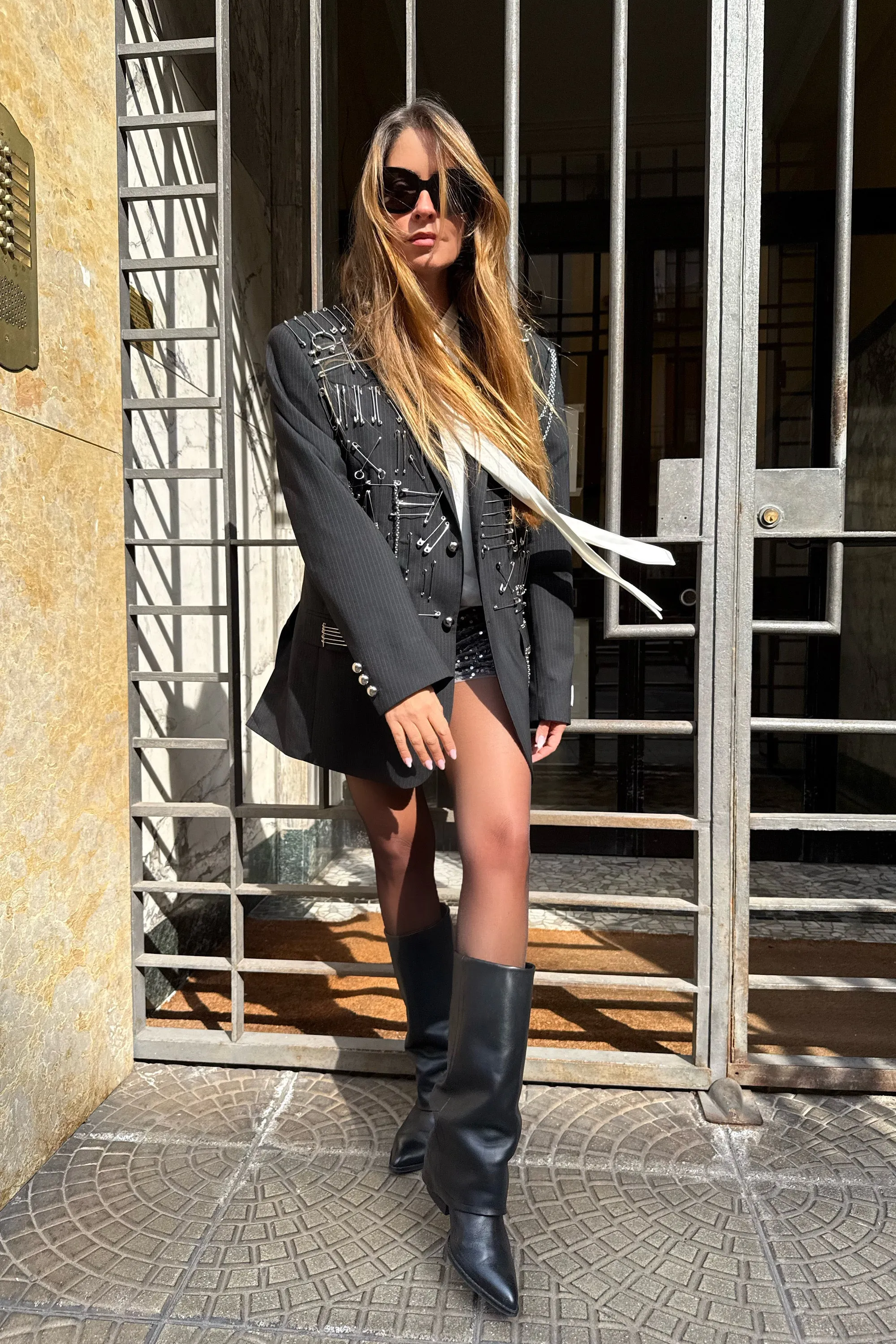 ST.STEEL PINS & CHAINS BLAZER
