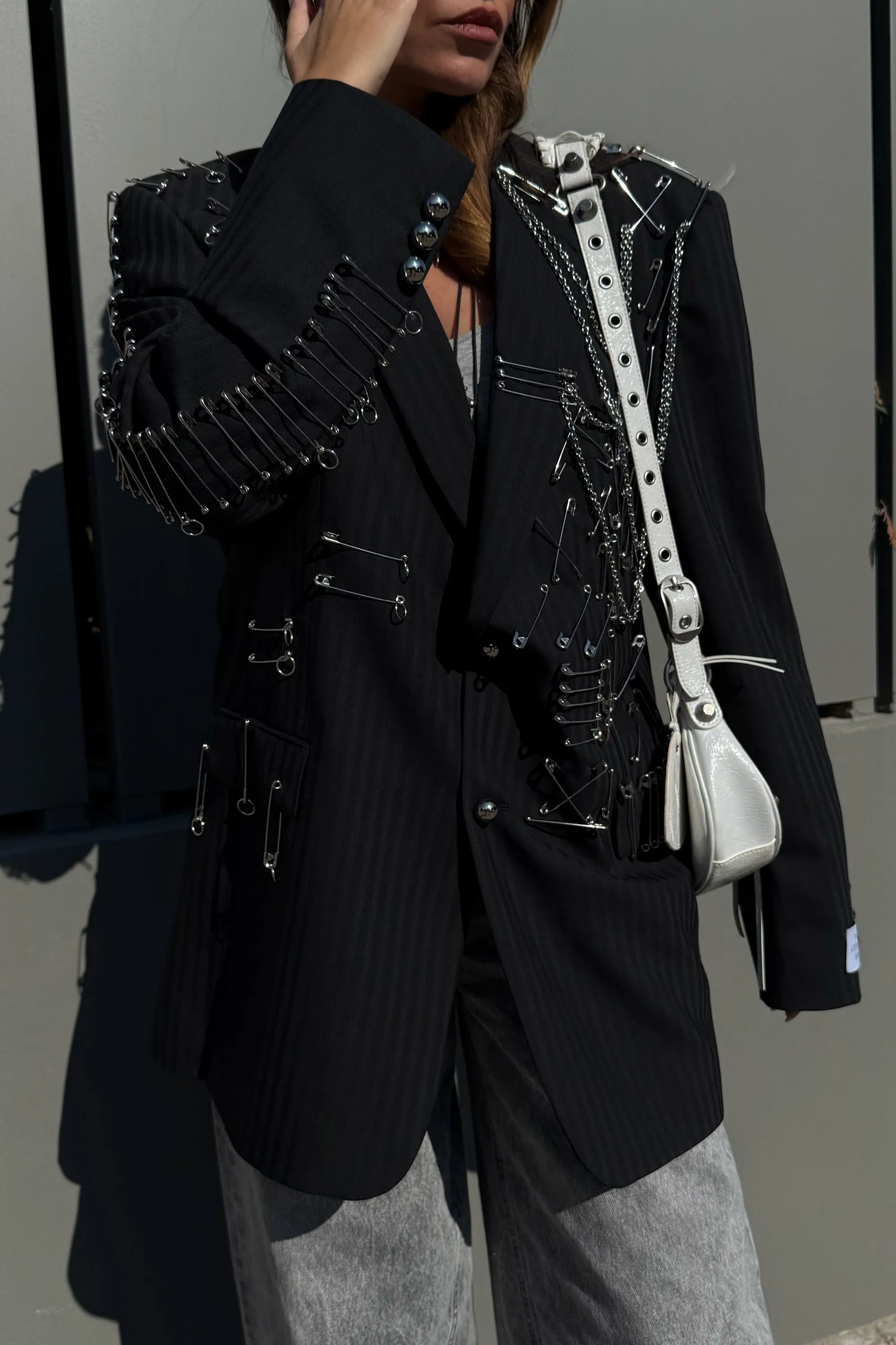 ST.STEEL PINS & CHAINS BLAZER