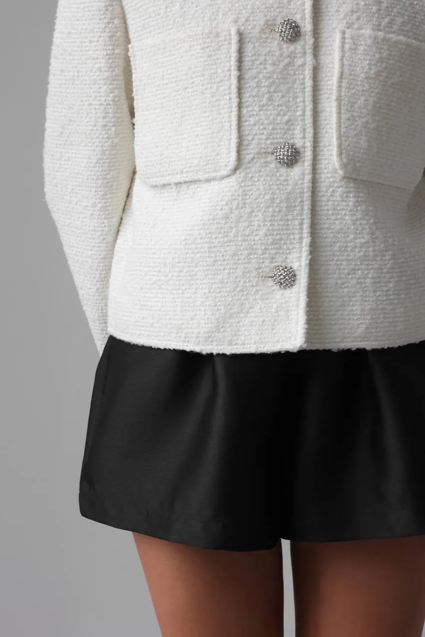 Stylish Black Satin Shorts
