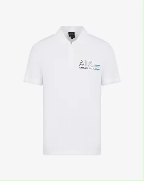 Summer Beats Organic Stretch Zip Closure Polo T-Shirt