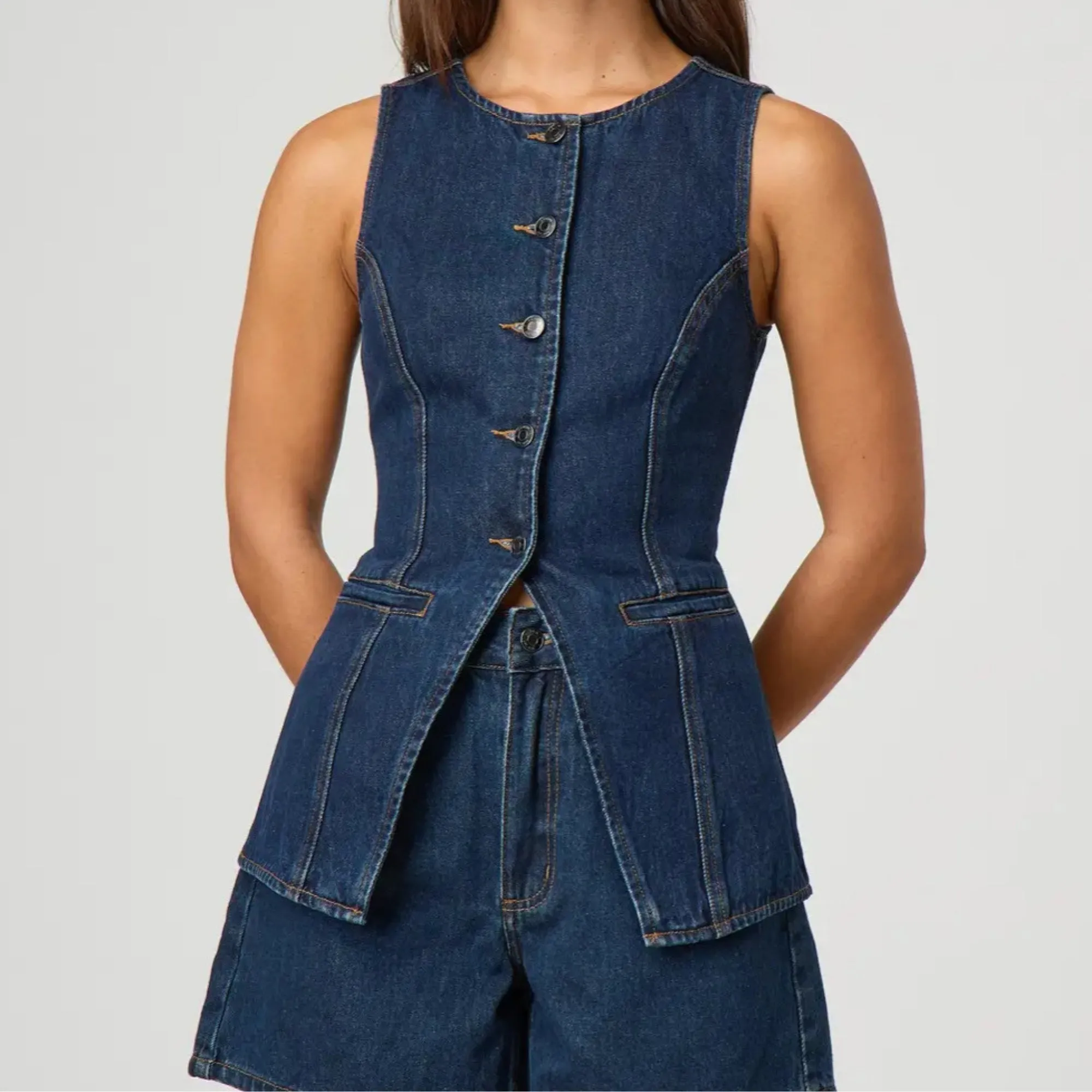 Summer Bloom Denim Set