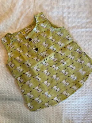 Summer Sleeveless Unisex Short Kurtas- Multiple Prints