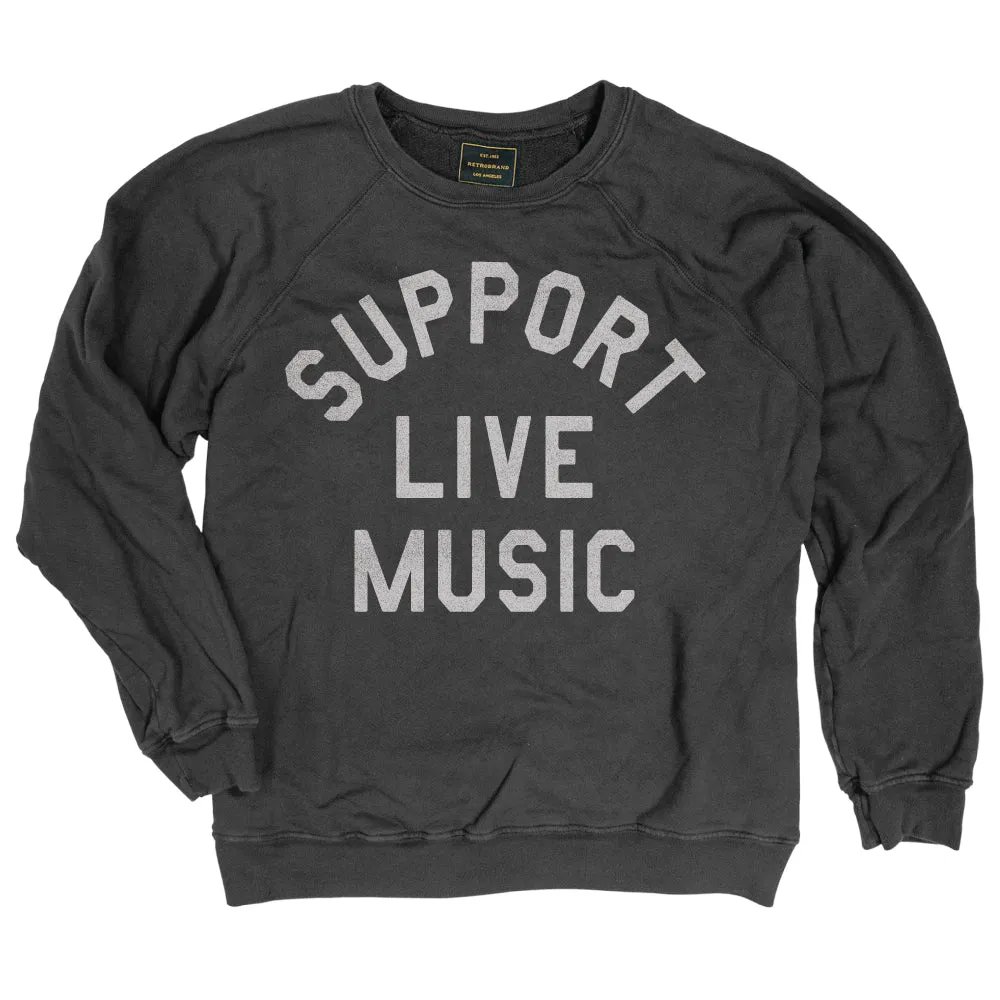 Support Live Music Pullover