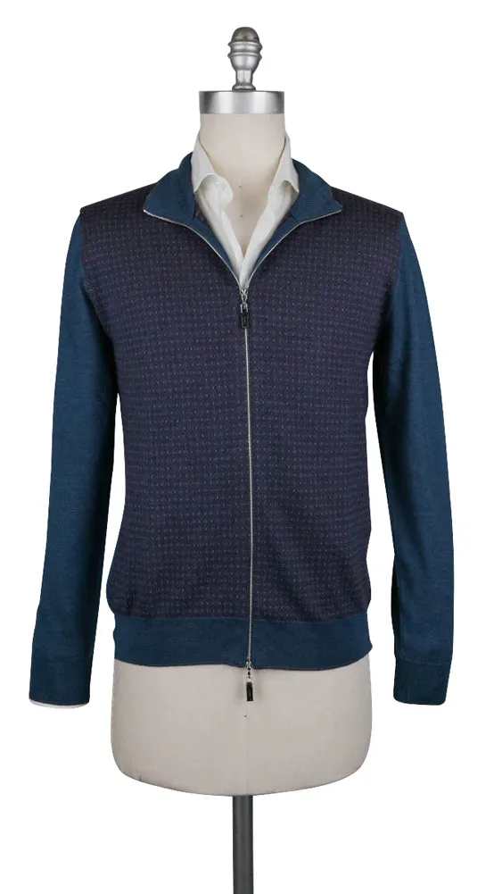 Svevo Parma Blue Sweater Jacket