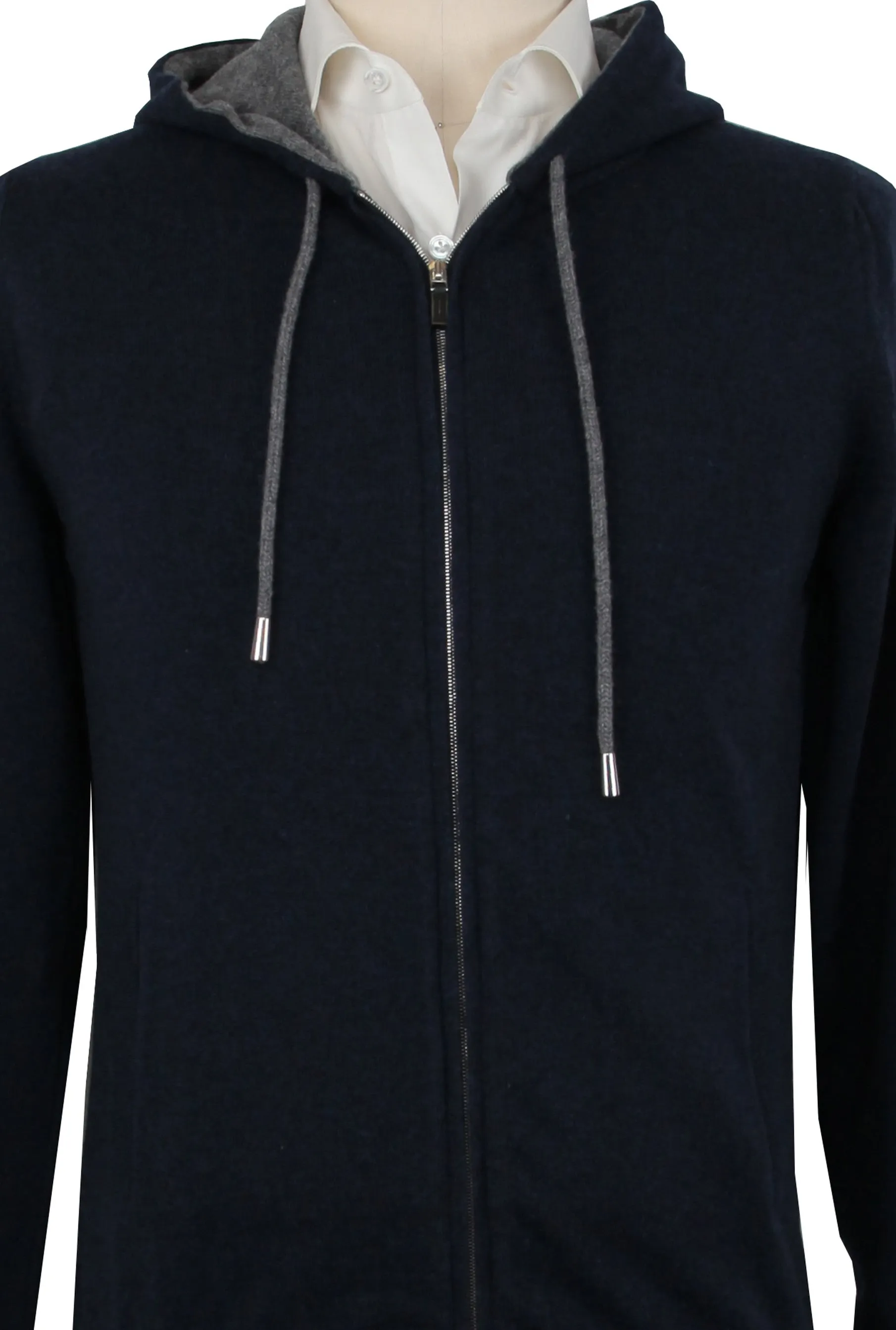 Svevo Parma Dark Blue Hooded Sweater