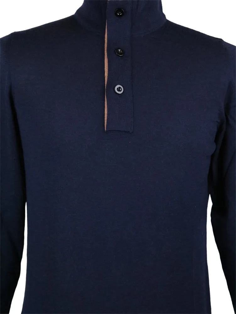 Svevo Parma Navy Blue Sweater