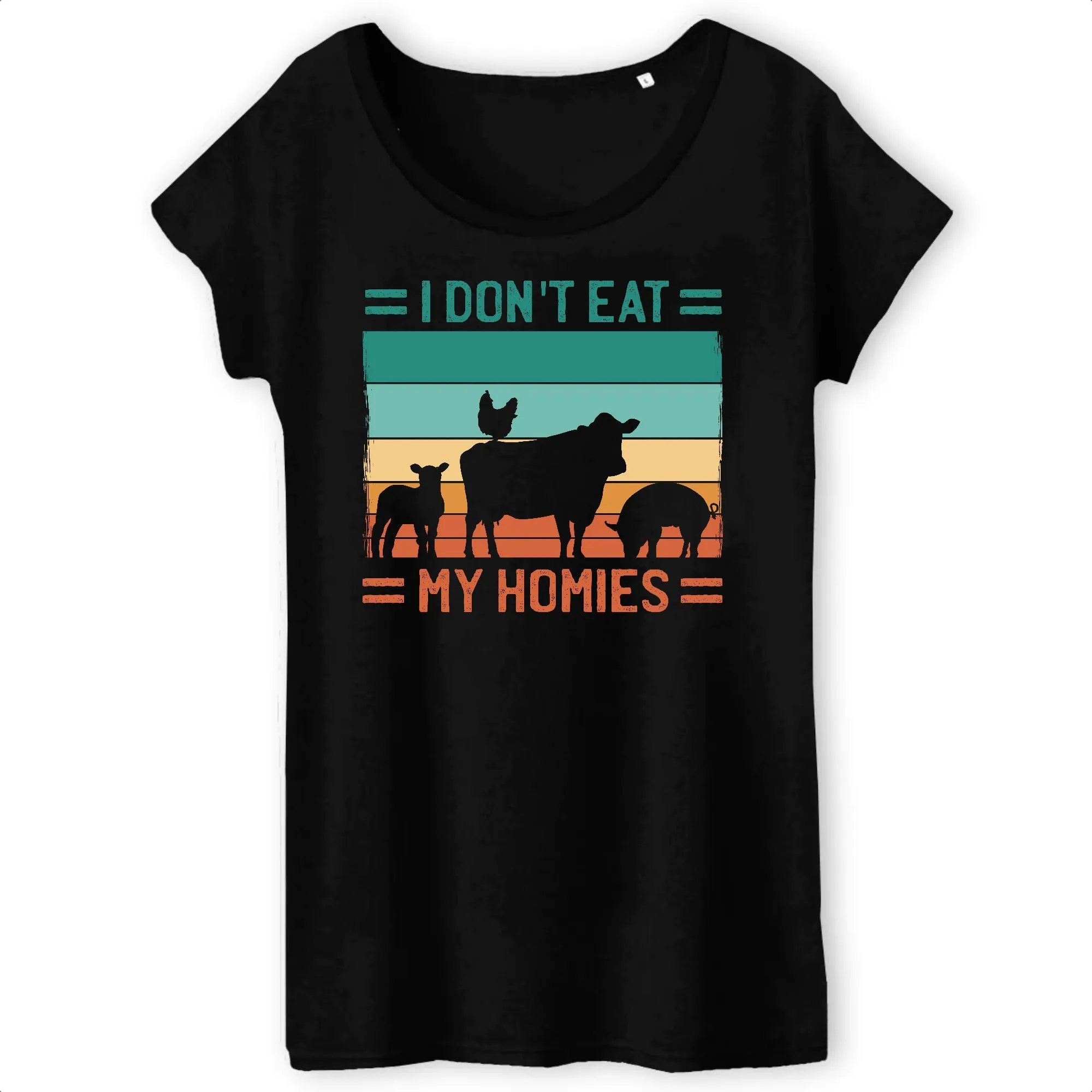 T-SHIRT - BIO- I dont eat my homies - Damen